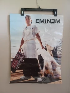 Vintage EMINEM The Marshall Mathers LP 2000 Promo Poster 18x24 Rare Hip Hop Rap - Picture 1 of 8