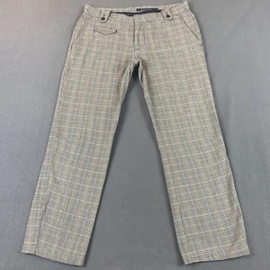 Schöne Collective Hose Herren 36x30 braun kariert Baumwolle Made in USA gerades Bein - Bild 1 von 11