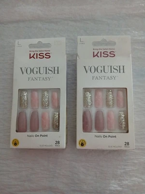 Kiss Voguish Fantasy Press On Nails Lot Of 2 - Image 1 of 4