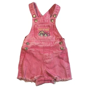 Pantalones Cortos Denim Toy Story Disney Rosa Woody Y Jessie Talla 12 Meses - Imagen 1 de 7