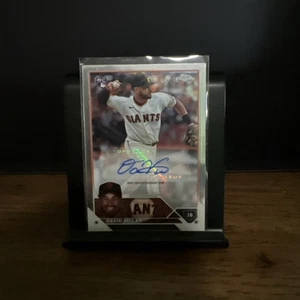 2023 Topps Chrome Update David Villar Rookie Auto San Francisco Giants - Bild 1 von 2