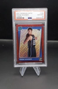 PSA 10 Franz Wagner 2021-22 Panini Donruss Optic #185 Choice RC Rookie - Bild 1 von 2