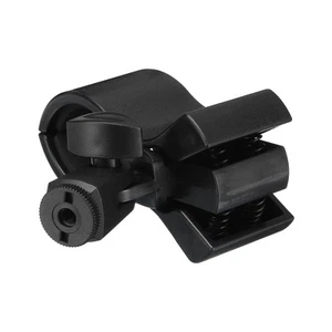Microphone Holder O.D 32mm-60mm Plastic Mic Clip 1/4 Adapter Black 1 Pcs - Picture 1 of 5