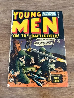 Young Men On The Battlefield # 18 VG- Atlas Comic Book Silver Age Marvel 16 J347 - Image 1 of 2