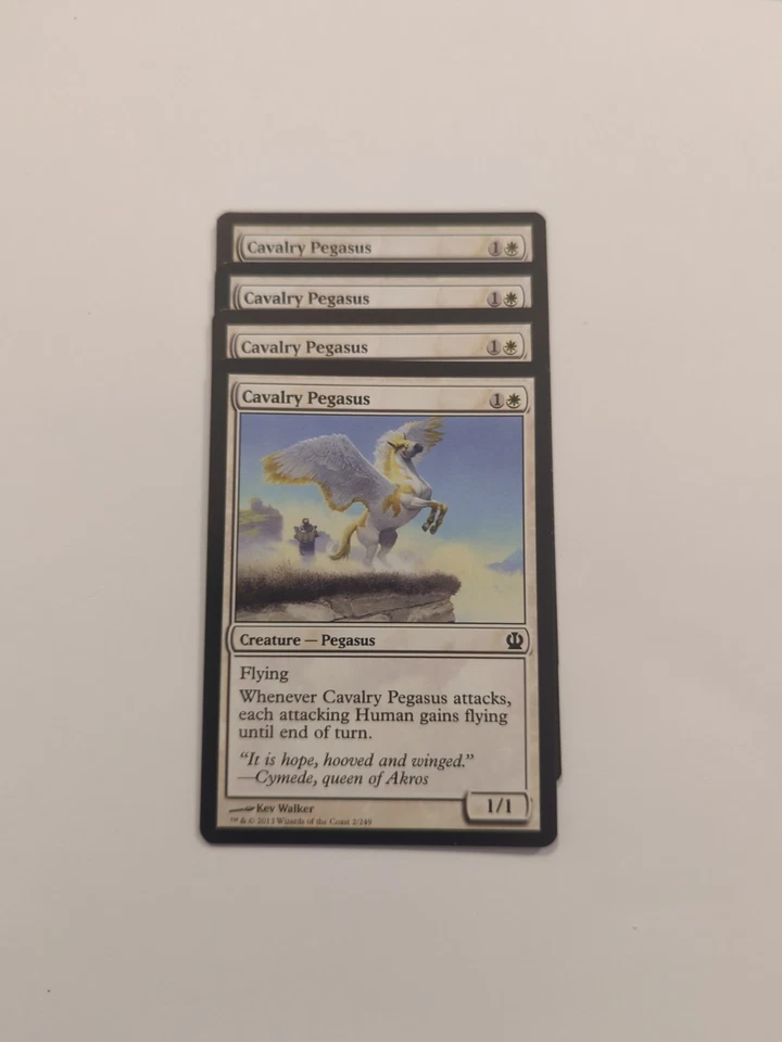 (4) Cavalry Pegasus *PLAYSET* Theros Regular NM MTG - Image 1 of 1