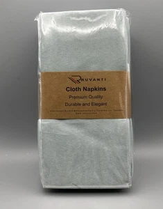 RUVANTI Premium Cloth Napkins SEA GREEN Set of (12) Canada 18”x18” NEW - Picture 1 of 6