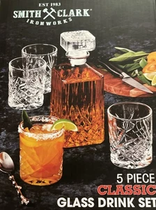 Smith & Clark 5-Piece Classic Glass Drink Set - Picture 1 of 5