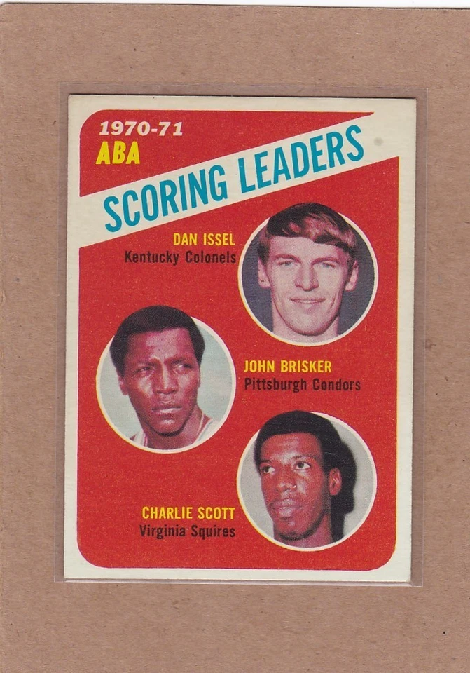 1971-72 Topps baloncesto ABA líderes anotadores #146 Dan Issel Ex+ *A42596 Foto 1 de 1