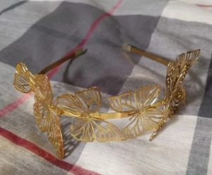GIRLS HEADBAND metal Butterfly crown tiara  - Picture 1 of 7