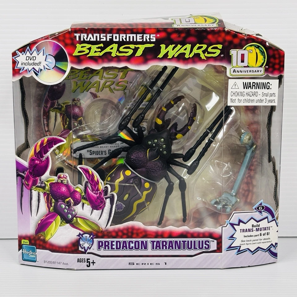 Transformers Beast Wars Predacon Tarantulus 10th Anniversary Figure New In Box - Image 1 of 4