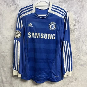 Chelsea FC Jersey Mens Medium Blue Long Sleeve 2011 Soccer Club - Picture 1 of 22