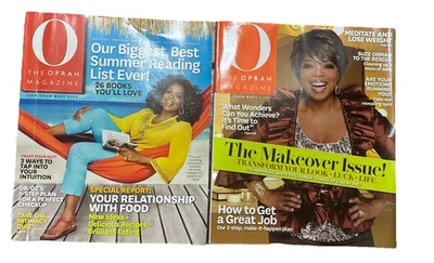 Vtg O, The Oprah Magazine Lot 2 2010  Advice Makeover Job Health Relationships - Image 1 of 2