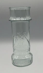 Vintage Red Lobster Lighthouse Glasses With Sailboats 7.5" Tall Souvenir - Picture 1 of 10