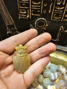 Ägyptischer Gott Bes als Amulett - Handarbeit Amulett - Handarbeit antik - Gott der Freude - Bild 1 von 5