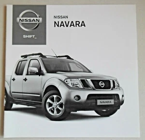NISSAN NAVARA 2013 RANGE TECH SPECS CAR BROCHURE. 4X4 PICK-UP DOUBLE KING CAB - Picture 1 of 11