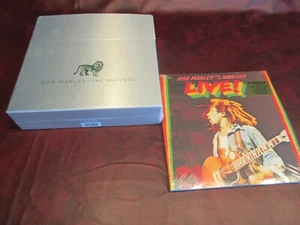 BOB MARLEY VERIFIED Complete Island 12LPS METAL LIGHTER BOX + MARLEY LIVE DELUXE - Picture 1 of 5