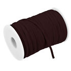 Flat Elastic Band for Sewing 1/8" x 109 Yards Brown Stretch Strap Roll