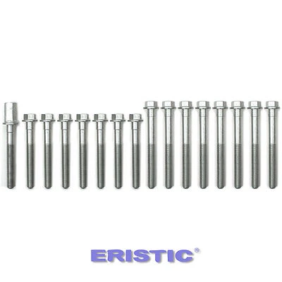 87-94 GM 2.8L 173 3.1L 189 Buick Chevy Oldsmobile Pontiac Juego de pernos de culata Foto 1 de 2