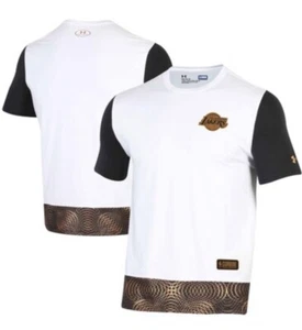 Los Angeles Lakers Under Armour 2018 NBA Combine Alpha Novelty T-Shirt – White - Picture 1 of 1