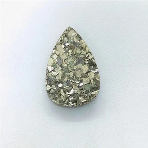Piedra druzy pirita oro natural pirita cabujón piedra preciosa suelta 49 Cts. ME-11550 - Imagen 1 de 2
