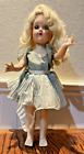 Vintage Ideal Doll Toni P-90 Tagged Original Dress Green Eyes Blond 14" READ