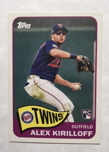 ALEX KIRILOFF Minnesota Twins 2021 Topps Series 2 1965 Redux Rookie Card T65-30 - Picture 1 of 2