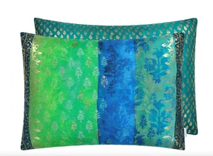 DESIGNERS GUILD KASAVU COPERTURA SUPPORTO SMERALDO 60X45CM - Foto 1 di 2
