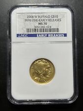 New listing
		2008 W Gold Buffalo MS70 Early Relase