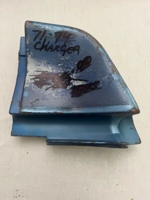 Mopar 1971 1972 Dodge Charger RT Superbee 500 SE Rear Quarter Panel Corner Caps - Image 1 of 2