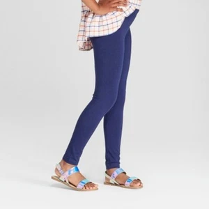 NH) Girls' Leggings Pants - Navy Small 6/6x - Picture 1 of 1