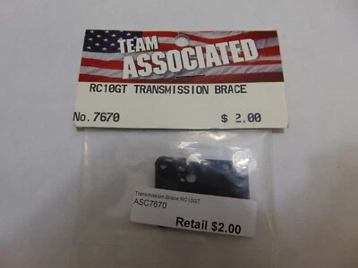 VINTAGE TEAM ASSOCIATED 7670 TRANSMISSION BRACE for RC10GT TRUCK - Image 1 of 2