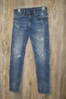 American Eagle Jeans Mens 28x30 Blue Distressed Airflex+ Move Free Skinny 28x28