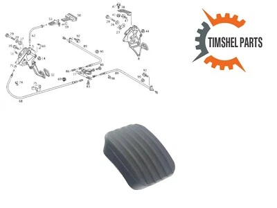 Mercedes Benz MB Feststellbremse Pedal Gummi A1244270382