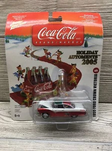 Johnny Lightning Coca-Cola Holiday Automents 1955 Ford Crown Victoria Ornament - Picture 1 of 5