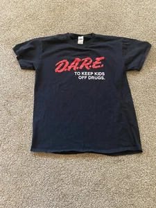 D.A.R.E. To Keep Kids Off Drugs T-Shirt Youth Medium 2-sided - Picture 1 of 4