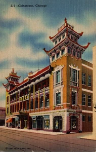 CHICAGO, ILLINOIS POSTKARTE Chinatown - Bild 1 von 2