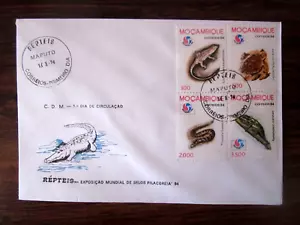 MOZAMBIQUE REPTILES & AMPHIBIANSFDC COVER - Imagen 1 de 1