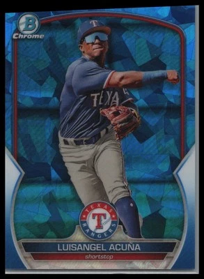 2023 Bowman Chrome Sapphire Edition #BCP-230 Luisangel Acuña Prospects - Image 1 of 2