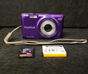 Fujifilm Digital Camera FinePix JX500 14.0MP Purple Tested - Picture 1 of 13