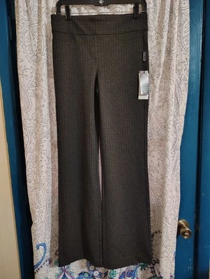 Thalian Elegante Negro Gris Rayas Talla 8 Nuevo Con Etiquetas Foto 1 de 4