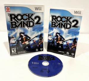 ROCK BAND 2 NINTENDO WII START A BAND, ROCK THE WORLD COMPLETE SET 2008 HARMONIX - Picture 1 of 5