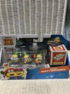 NEW Minions Despicable Me 4-4 Figure Packs Party Bus Bunch | 2 inch Collectible - Picture 1 of 5