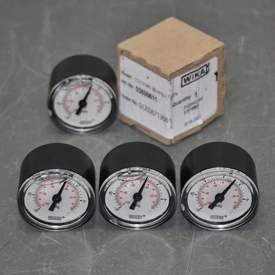 (4) Wika Commercial Vacuum Gauge 113.13.15.30V.B, 30 Hg, 1-1/2" Dial, 1/8" NPT - Image 1 of 4