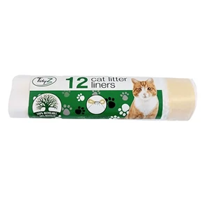 Tidyz Cat Litter Drawstring Liners, 12 Liners - Picture 1 of 3
