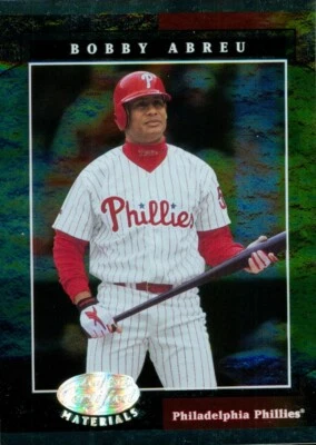 2001 Leaf Certified Materials Bobby Abreu 51 Phillies - Image 1 of 2