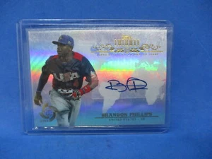 Brandon Phillips 2013 Topps Tribute Autograph Team USA Cincinnati Reds - Picture 1 of 2