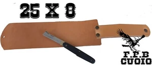 Coramella in cuoio vera pelle affila rasoio affila coltelli in cuoio - Foto 1 di 1