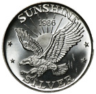 1986 Sunshine 1oz Mining Fine Silver #17643