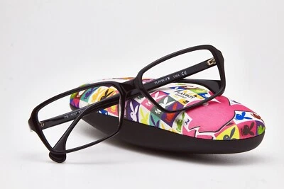 PLAYBOY EE. UU. 15007 Gafas Cuadradas Plástico Unisex Marco Gafas Negras  Foto 1 de 4