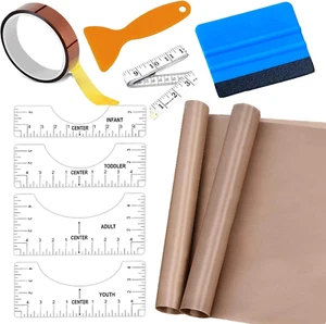 Teflon Sheet for Heat Press T Shirt Teflon Paper Heat Tape for Sublimation Heat  - Picture 1 of 8